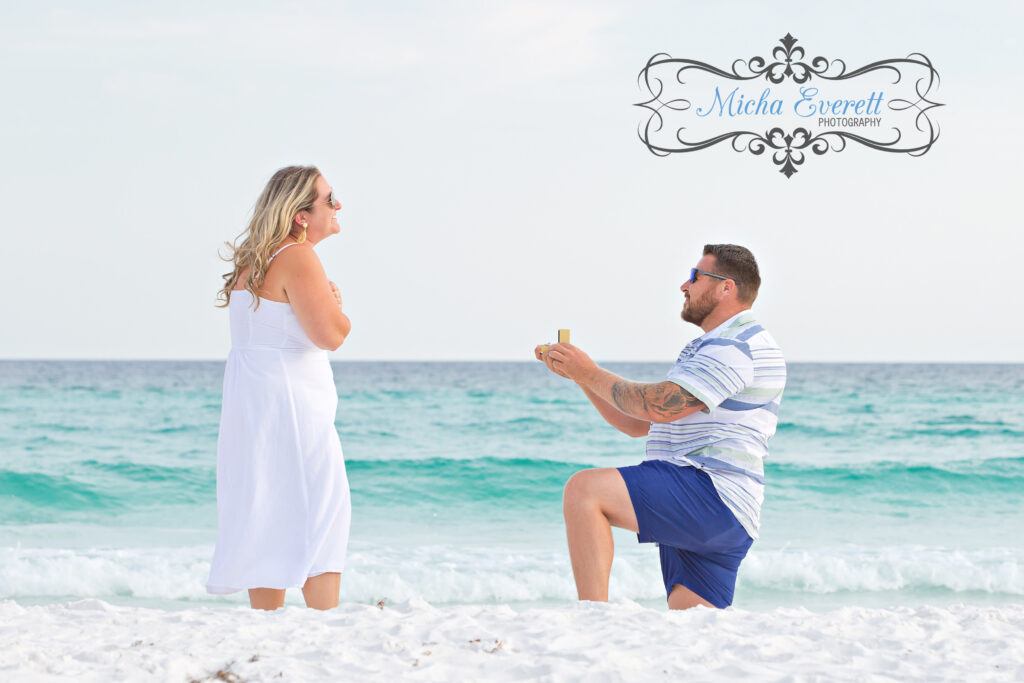 Beachwalk Cafe surprise proposals
